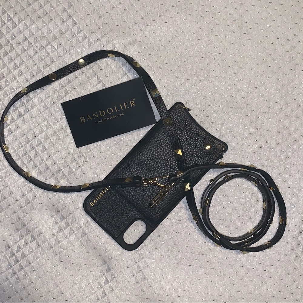 ***Sold****Bandolier IPhone X/XS black.